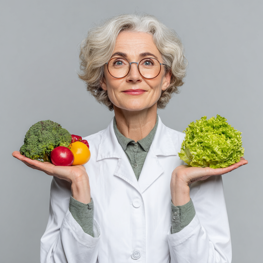 Літня пара готує здорову їжу